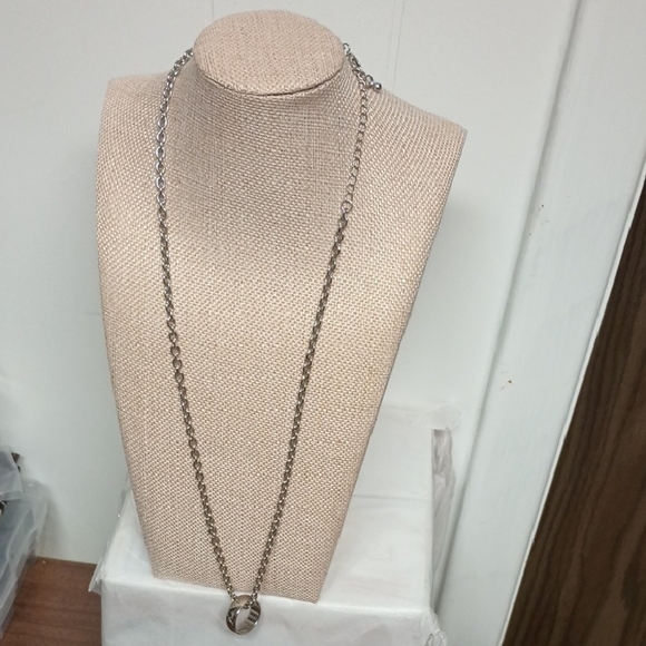 Jewelry - Silver The Necklace With Silver Tone Ring